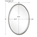 Uttermost oval mirror dimensions