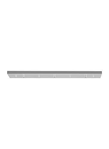 Generation Lighting 7449603-05 Multi-Port Canopy Three Light Linear Canopy, Chrome Alternate Image.jpg