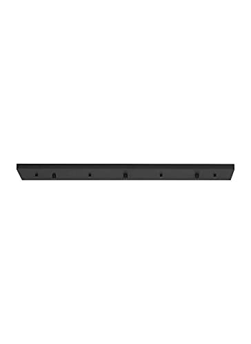 Generation Lighting 7449603-112 Multi-Port Canopy Three Light Linear Canopy, Midnight Black Alternate Image.jpg