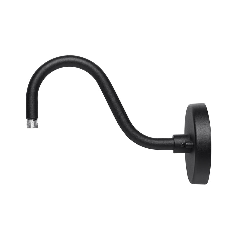 Capital Lighting 936303BK RLM Gooseneck Arm with Wall Mount Bracket, Black Main Image.jpg