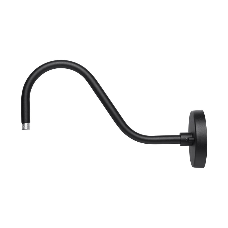 Capital Lighting 936304BK RLM Gooseneck Arm with Wall Mount Bracket, Black Main Image.jpg