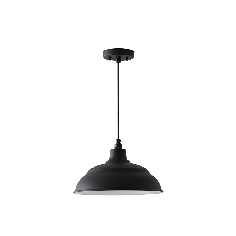 Capital Lighting 936311BK RLM Shade & Cord Canopy, Black Main Image.jpg