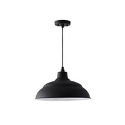 Capital Lighting 936312BK RLM Shade & Cord Canopy, Black Main Image.jpg