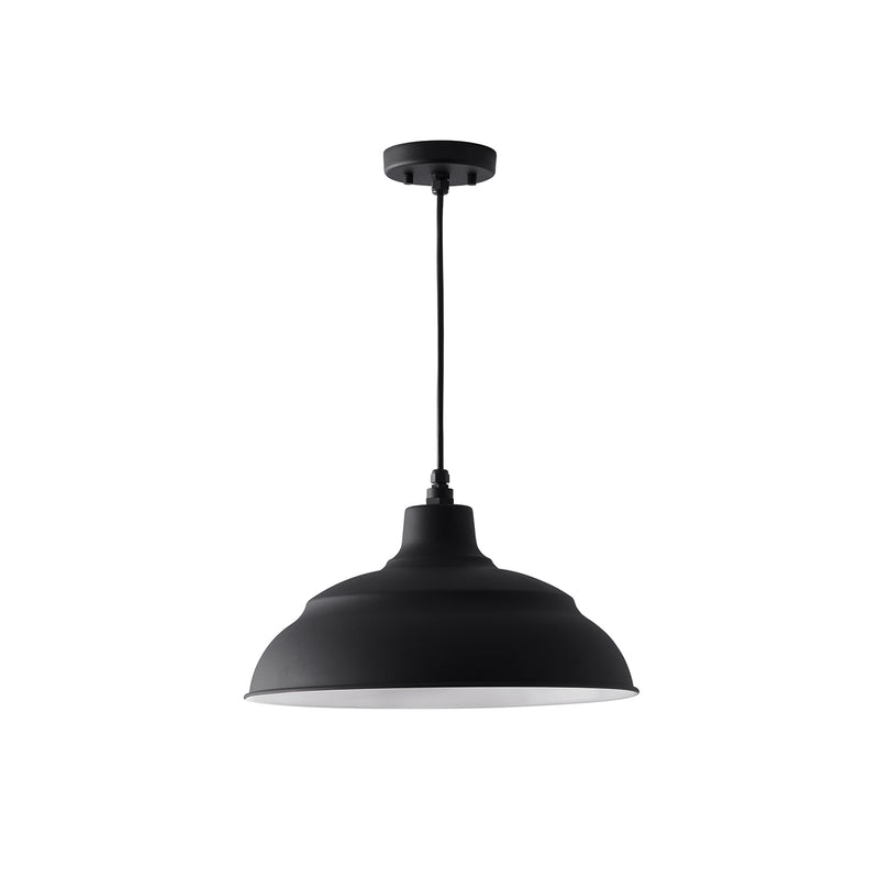 Capital Lighting 936312BK RLM Shade & Cord Canopy, Black Main Image.jpg