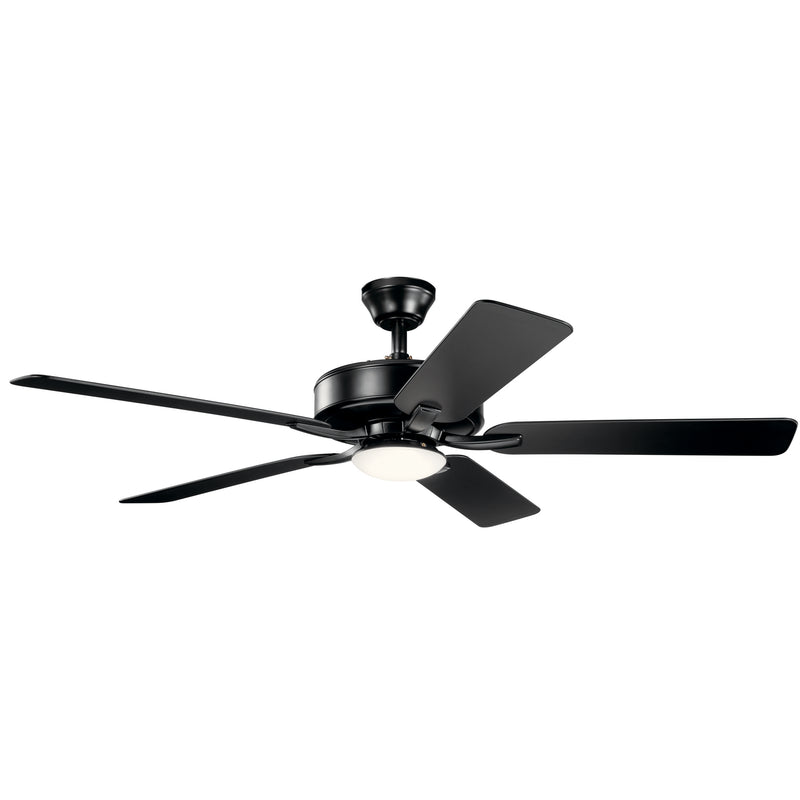 Kichler 330019SBK 52"Ceiling Fan, Satin Black