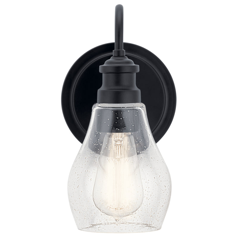 Kichler 45390BK One Light Wall Sconce, Black (2)