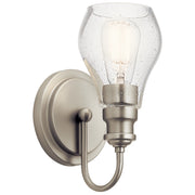 Kichler 45390NI One Light Wall Sconce, Brushed Nickel