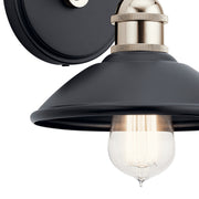 Kichler 45943BK One Light Wall Sconce, Black (2)