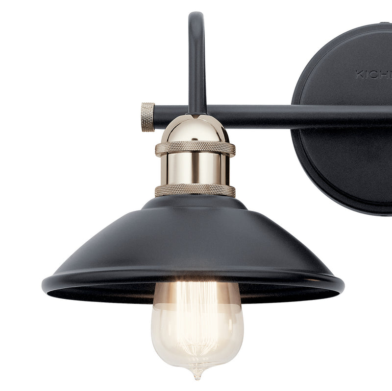 Kichler 45944BK Two Light Bath, Black (3)