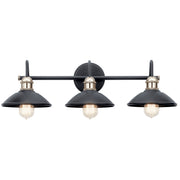 Kichler 45945BK Three Light Bath, Black (2)