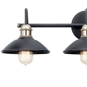 Kichler 45945BK Three Light Bath, Black (3)