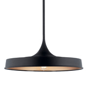 Kichler 52096BK One Light Pendant/Semi Flush, Black (2)