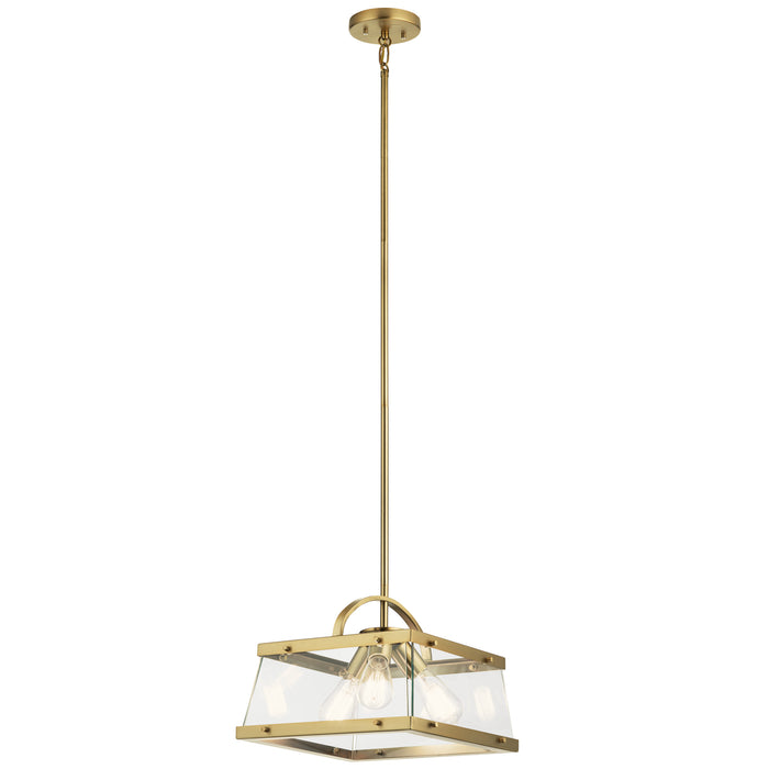 Kichler 52125BNB Darton Three Light Pendant/Semi Flush Mount, Brushed Natural Brass Main Image.jpg