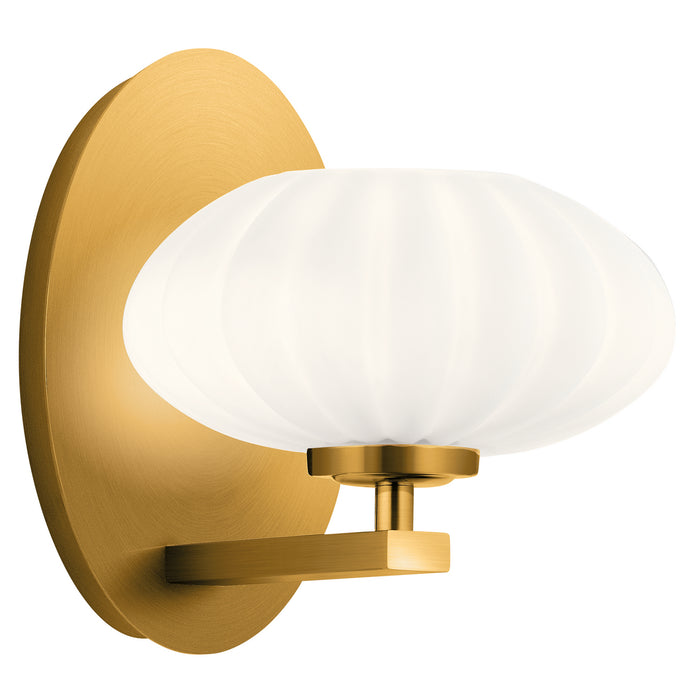 Kichler 52229FXG Pim One Light Wall Sconce, Fox Gold Main Image.jpg