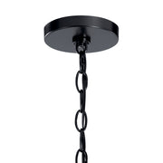 Kichler 52304BK Six Light Chandelier, Black (5)