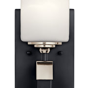 Kichler 55000BK One Light Wall Sconce, Black (3)
