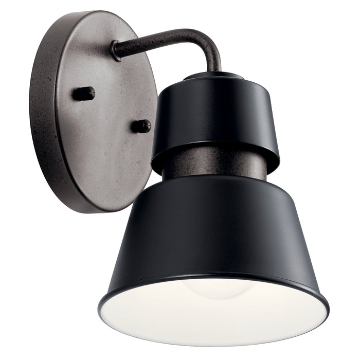 Kichler 59000BK Lozano One Light Outdoor Wall Mount, Black Main Image.jpg