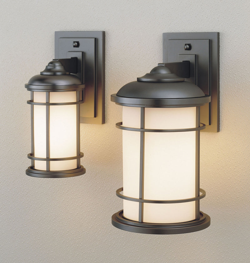 Generation Lighting OL2200BB Lighthouse One Light Outdoor Wall Lantern, Burnished Bronze Alternate Image.jpg