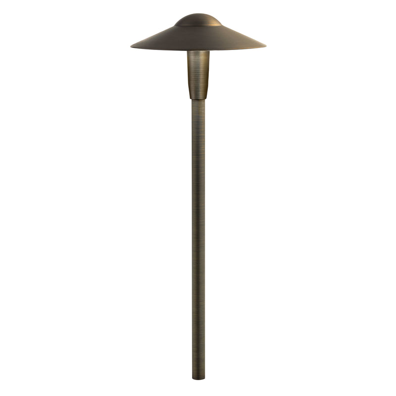 Kichler 15810CBR30 LED Path Light, Centennial Brass