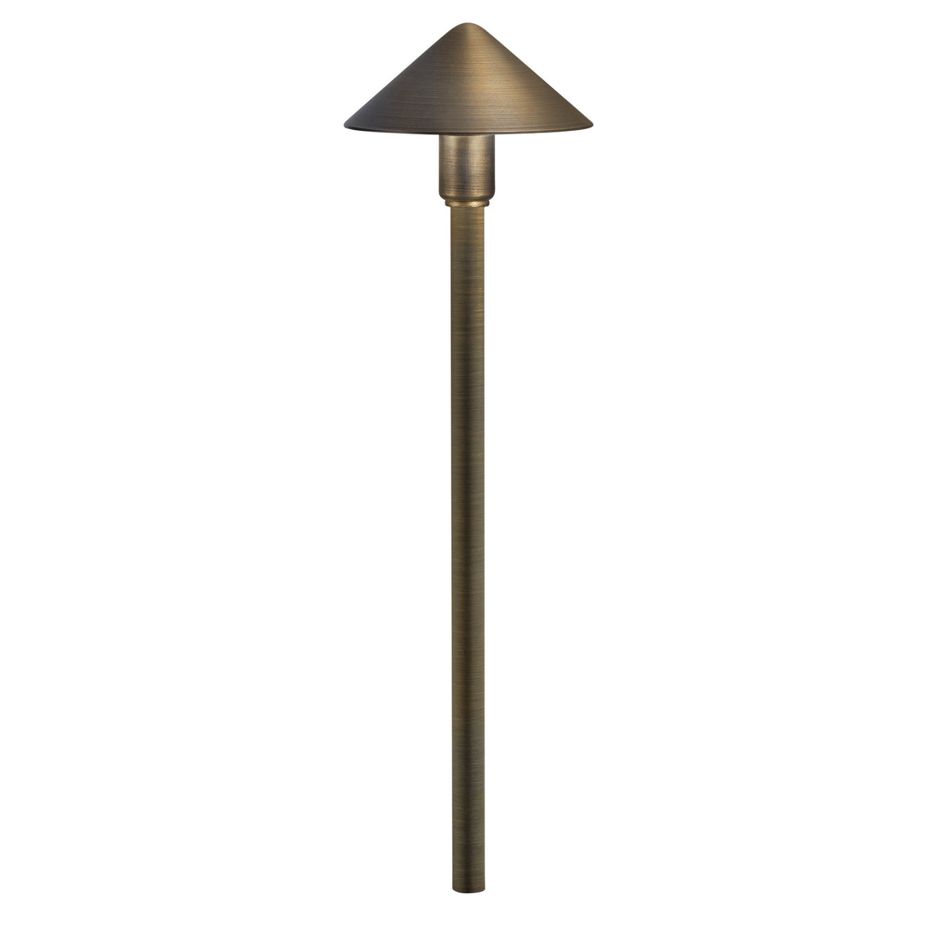 Kichler 16120CBR30 LED Path Light, Centennial Brass