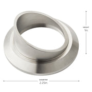 Kichler 16142SS Mini All-Purpose Cowl Accessory, Stainless Steel (3)