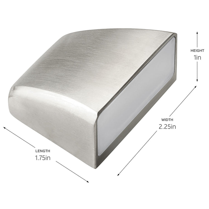 Kichler 16143SS Mini All-Purpose Side Fire Accessory, Stainless Steel (3)