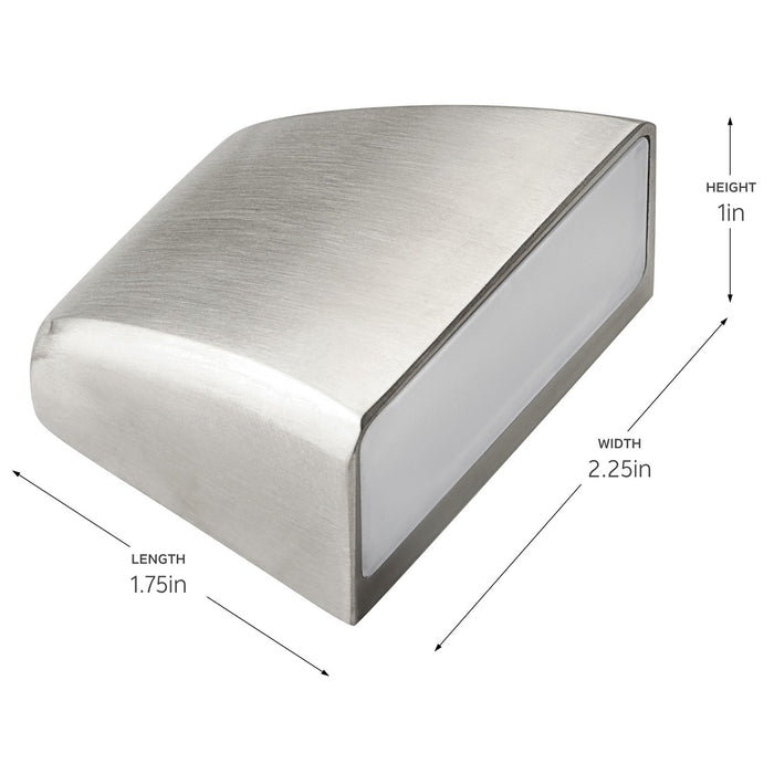 Kichler 16143SS Mini All-Purpose Side Fire Accessory, Stainless Steel (3)