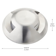 Kichler 16144SS Mini All-Purpose 2Way Top Acc, Stainless Steel (3)