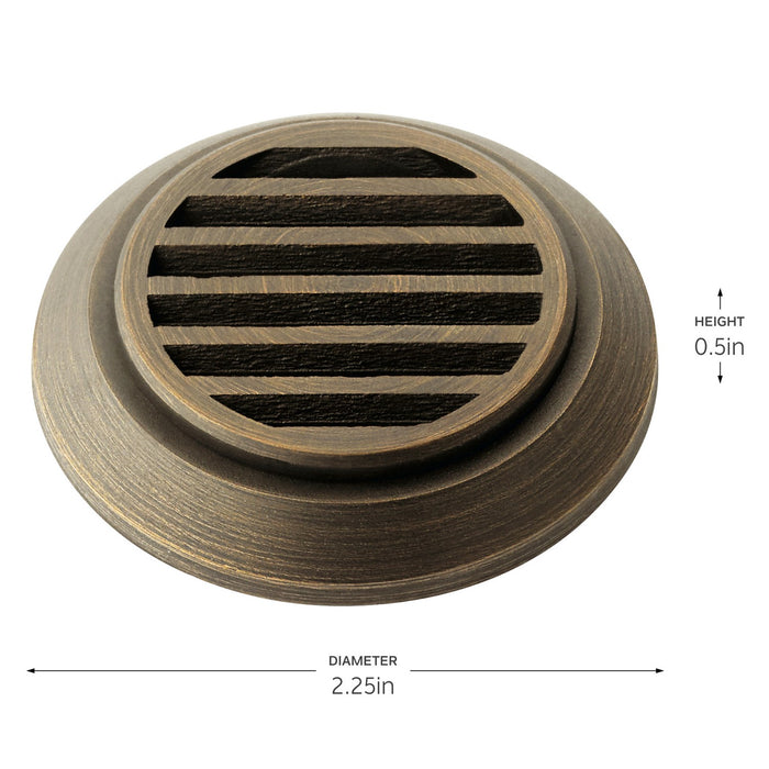 Kichler 16146CBR Mini All-Purpose Louver, Centennial Brass (3)