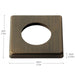 Kichler 16147CBR Mini All-Purpose Square Accessory, Centennial Brass (3)