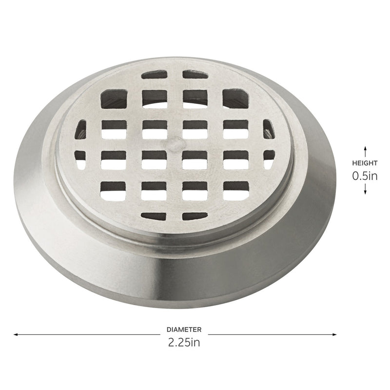 Kichler 16149SS Mini All-Purpose Honeycomb Louver, Stainless Steel (3)