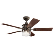 Kichler 310239OZ 52"Ceiling Fan, Olde Bronze