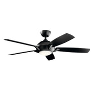 Kichler 330001SBK 54"Ceiling Fan, Satin Black