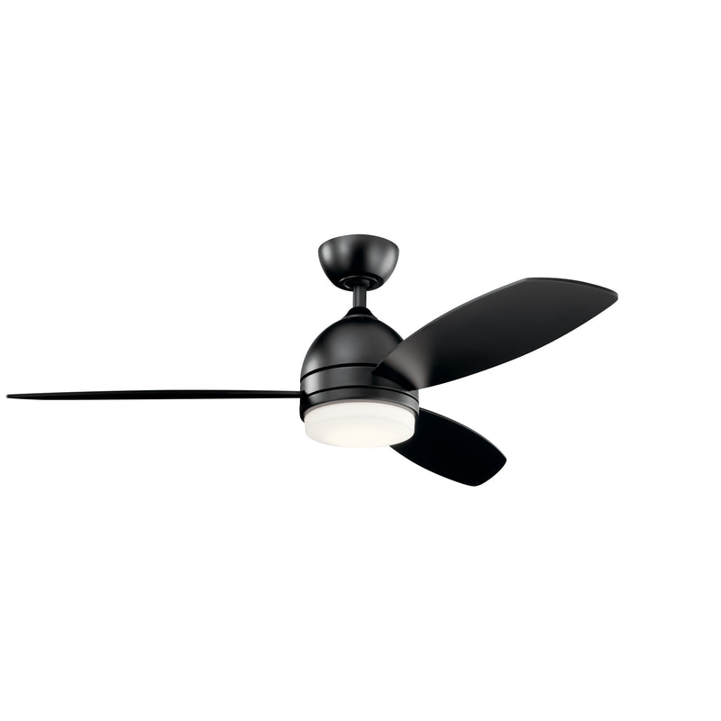 Kichler 330002SBK 52"Ceiling Fan, Satin Black
