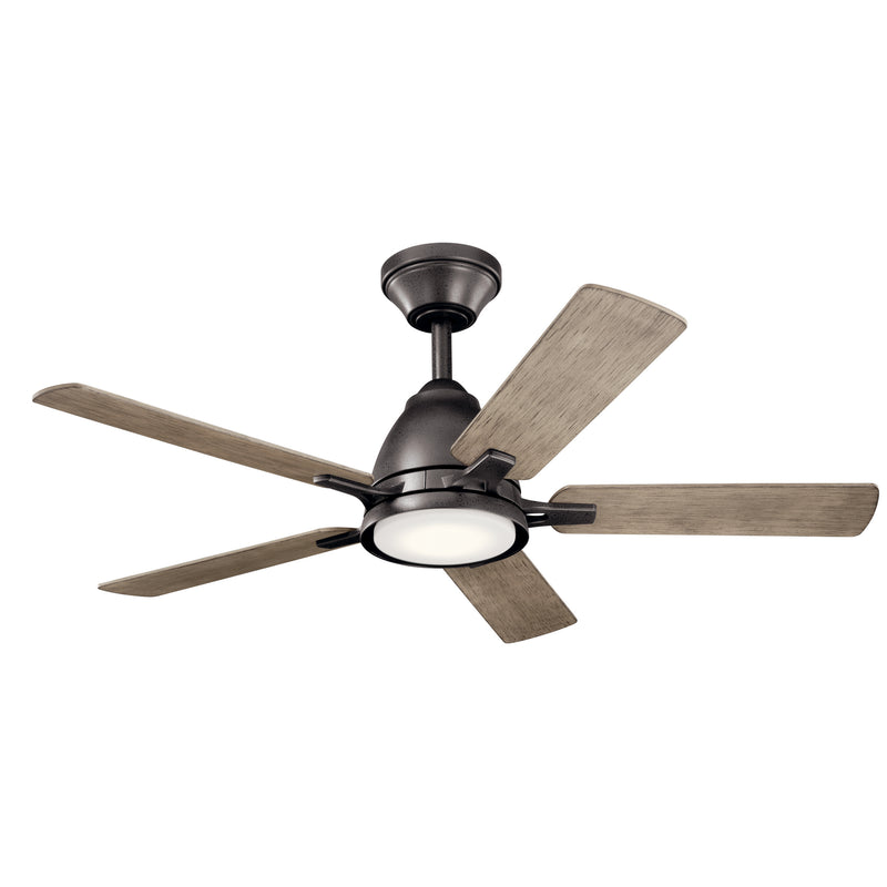 Kichler 330090AVI 44"Ceiling Fan, Anvil Iron