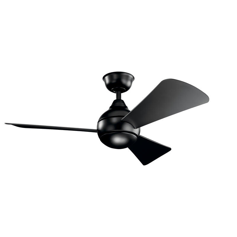 Kichler 330151SBK 44"Ceiling Fan, Satin Black