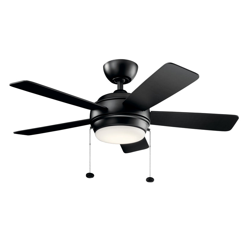 Kichler 330171SBK 42"Ceiling Fan, Satin Black