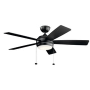 Kichler 330174SBK 52"Ceiling Fan, Satin Black