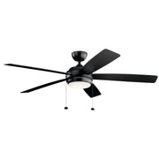 Kichler 330180SBK 60"Ceiling Fan, Satin Black