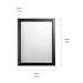 Kichler 41011BK Mirror, Black (4)
