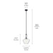 Kichler 42141BK One Light Pendant, Black (5)