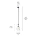 Kichler 42456BK One Light Pendant, Black (5)
