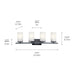 Kichler 45498BK Four Light Bath, Black (4)