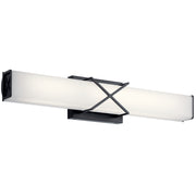 Kichler 45657MBKLED LED Linear Bath, Matte Black