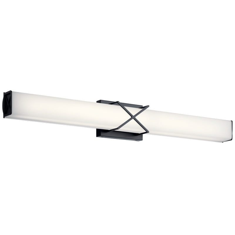 Kichler 45658MBKLED LED Linear Bath, Matte Black