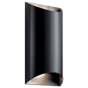 Kichler 49279BKLED LED Outdoor Wall Mount, Black