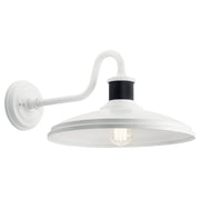 Kichler 49981WH One Light Outdoor Wall Mount, White