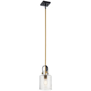 Kichler 52035NBR One Light Pendant, Natural Brass