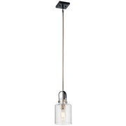 Kichler 52035PN One Light Pendant, Polished Nickel