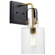 Kichler 52036NBR One Light Wall Sconce, Natural Brass